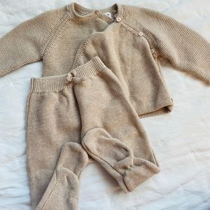 Beige set for girl